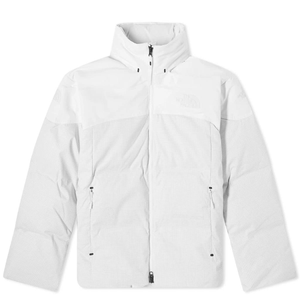 The North Face Men's Remastered Steep Tech Nuptse Down Jacket White Dune